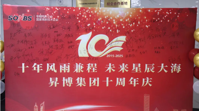 十年风雨兼程，初心不改；扬帆星辰大海，共创辉煌未来